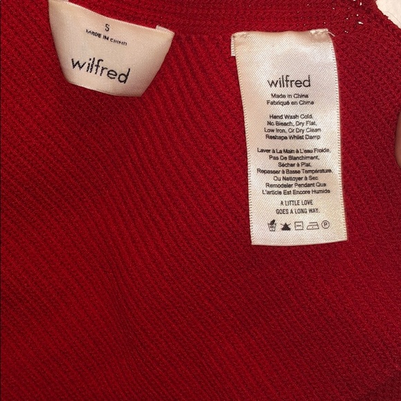 Red Wilfred MATANE knit top - Picture 4 of 5